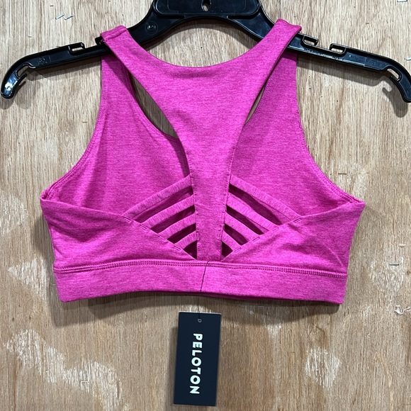 Peloton Heathered Strappy Sports Bra, S - Picture 4 of 11